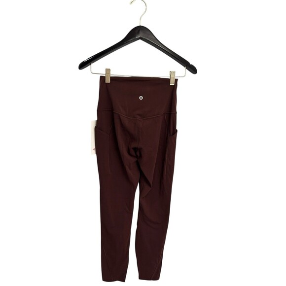 Lululemon Align High Rise leggings with pockets 25” size 6 Lava Cake NWT - Picture 2 of 7